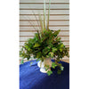 Green Plant in White Vase