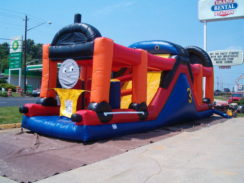 Inflatable Train Obstacle Course