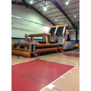 Inflatable Obstacle Course 52' or 70' Red/Gray