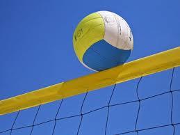 Volleyball and Net
