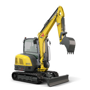 SOLD** Excavator Wacker Neuson EZ53-MX Mini W/Cab 61HP .. FOR SALE