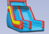 INFLATABLE 16' BACKYARD SLIDE