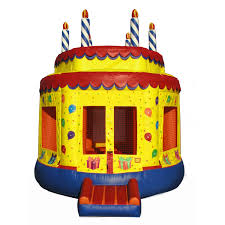 Inflatable Birthday Cake Bounce House