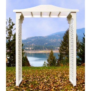 White Wooden Cape Winds Arch