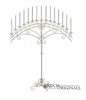 Candelabra 15-Lite Fan Floor Gold