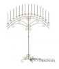 15-Lite Fan Floor Candelabra - Gold