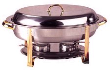 Serving Chafer With Brass Legs