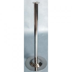 CHROME POLE BARRIER STANCHION