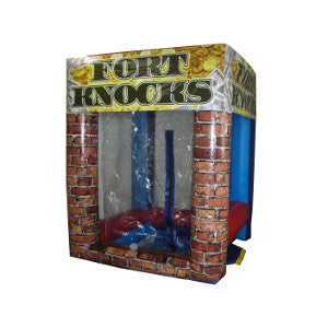 Inflatable Fort Knocks Cash Machine