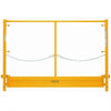 BilJax 5' End Panel Guard Rail (Set of 2) for 5' x 5' Scaffolding