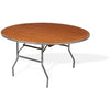 72 Table Round Wood