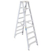 8' Double Step Aluminum Twin Ladder